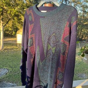 Vintage JJ Cochran Patterned Sweater
